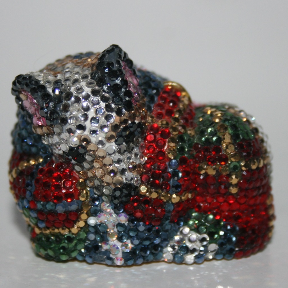 Judith Leiber Mouse presents Pillbox Trinket Box